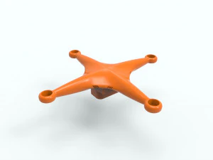 Drone Quadcopter 3D Model