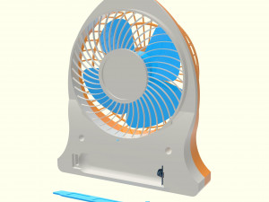 Battery Fan 3D Model