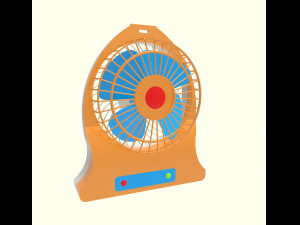 Battery Fan 3D Model