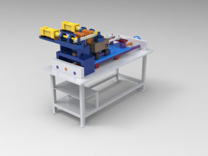 90 Degree Tube Bending Machine 3Dモデル
