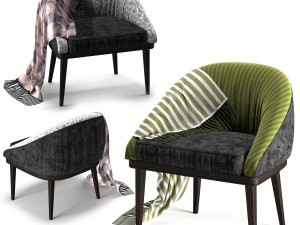 q-relaxed chair 3D Модель