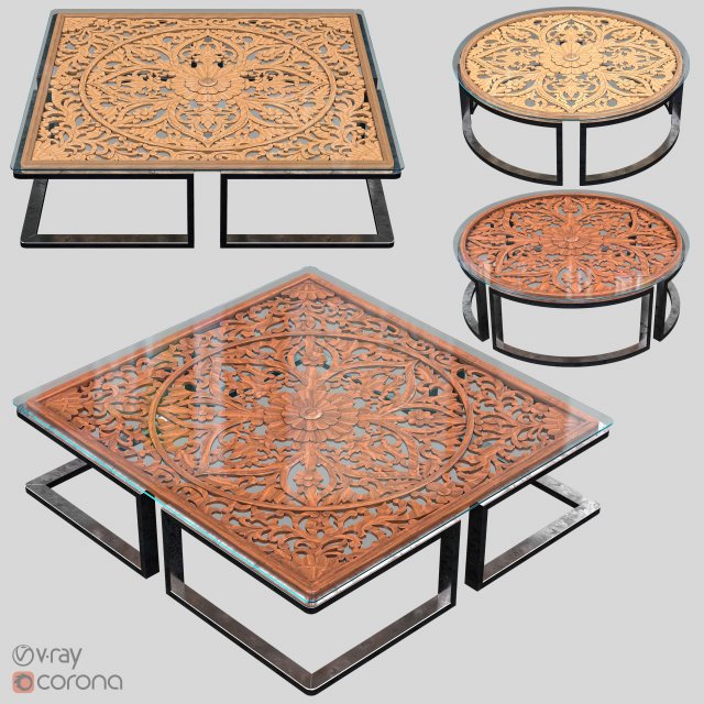 table ornament opps vol 03 3D Model .c4d .max .obj .3ds .fbx .stl .blend 