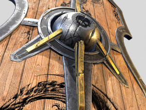 war shield Modelo 3D