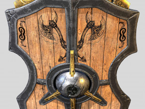 war shield Modelo 3D