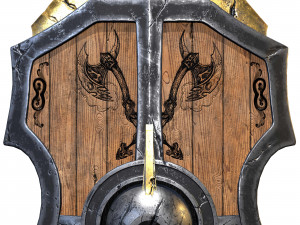 war shield Modelo 3D
