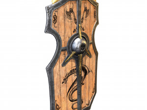 war shield Modelo 3D
