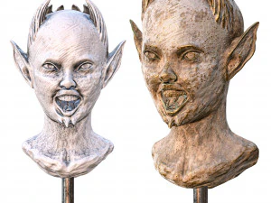 Скульптура голови том 01 3D Принт Модель