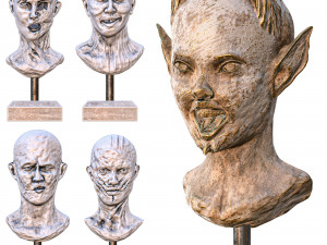 Head sculpture Set vol 01 3D Model
