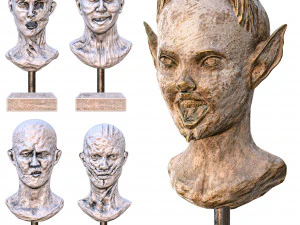 Rzeźba głowy Zestaw tom 01 Model 3D