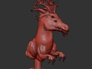 드래곤 E1 3D 모델