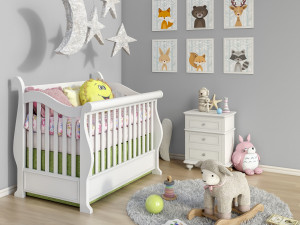 sweet baby room Model 3D