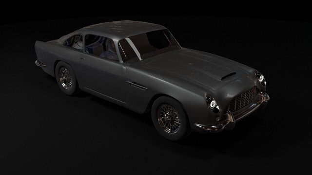 aston martin db5 3D Модель .c4d .max .obj .3ds .fbx .stl .blend 