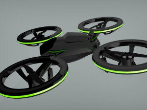 black drone 3D Модель