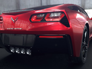 2018 chevrolet corvette stingray 3D Model