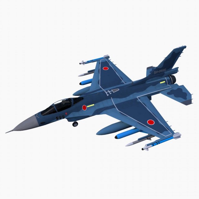 aircraft f2 viper zero Modelo 3D .c4d .max .obj .3ds .fbx .stl .blend 