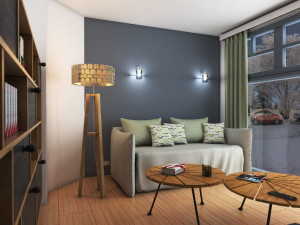 french living room 3D Model