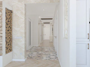 sala de estar cl&aacute;sica Modelo 3D