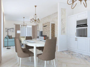 classic living room 3D Model
