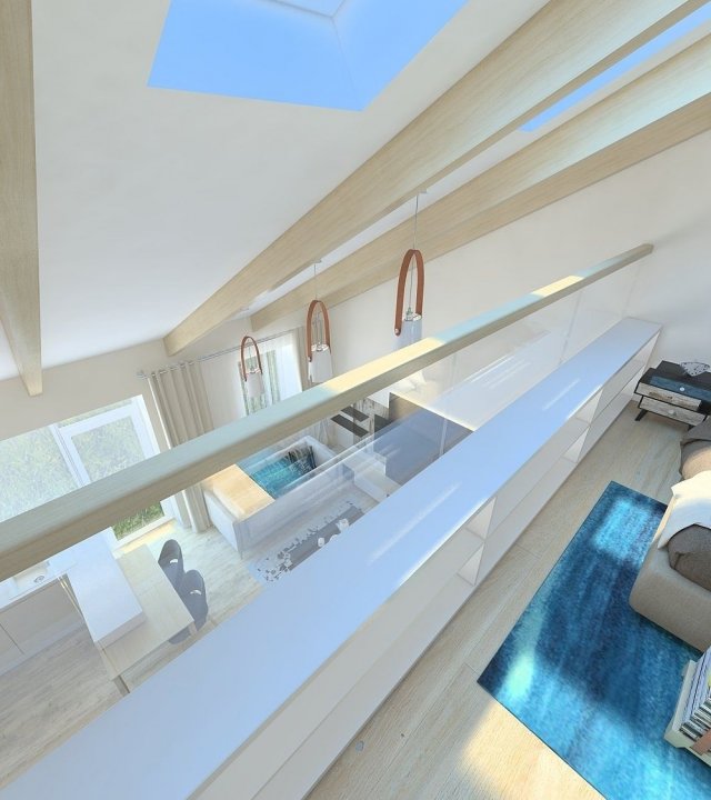 dream luxury condo room with 2 floors 3D Model .c4d .max .obj .3ds .fbx .stl .blend 