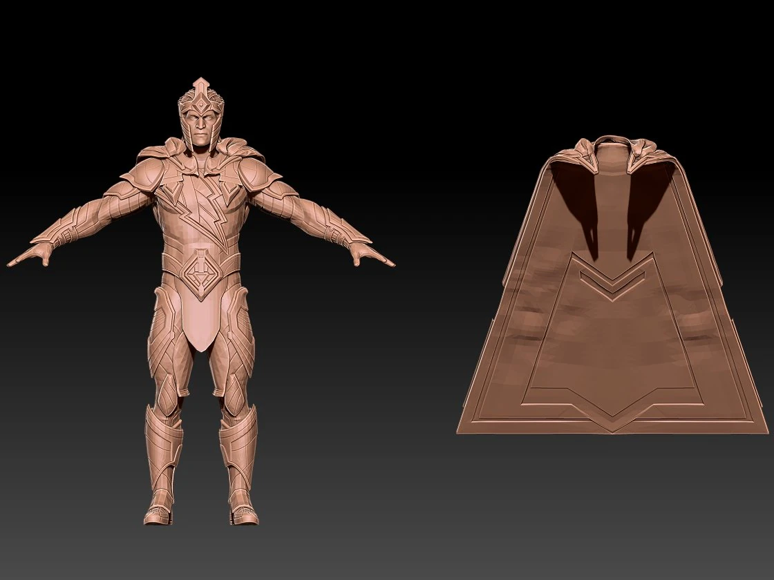 black adam 3D Model .c4d .max .obj .3ds .fbx .stl .blend