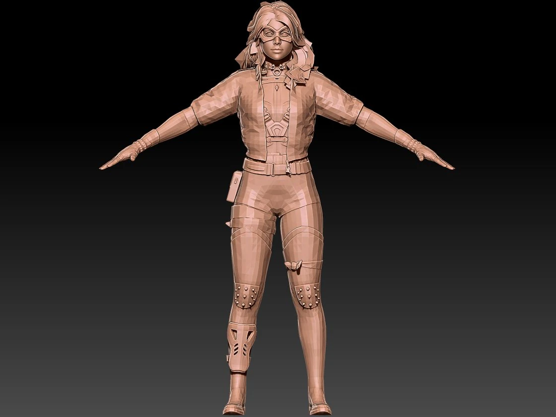 black canary 3D Model .c4d .max .obj .3ds .fbx .stl .blend 