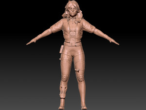 black canary Modèle 3D