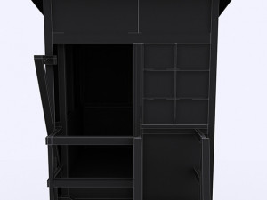 wooden outpost 3d 3D-Modell
