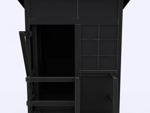 wooden outpost 3d 3D Model