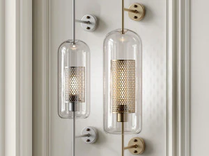 l&aacute;mpara captura pared 2 Modelo 3D