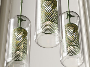 lampatron catch trio matcha 3Dモデル