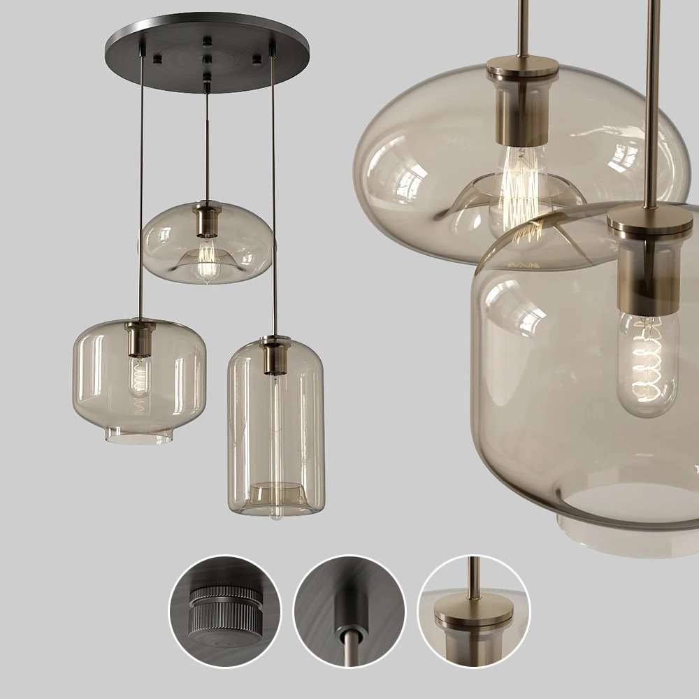 lampatron vilmo trio b Modelo 3D .c4d .max .obj .3ds .fbx .stl .blend 