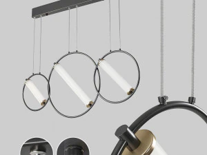 lampatron tahan led trio Model 3D