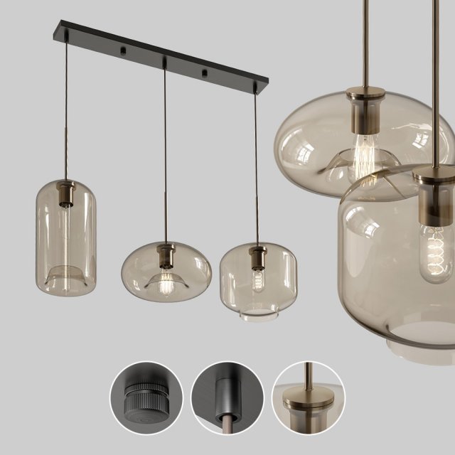 lampatron vilmo trio e Modelo 3D .c4d .max .obj .3ds .fbx .stl .blend 