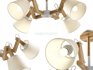 lampatron mechanic 4 lamps 3D Model