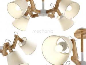 lampatron monteur 4 lampen 3D Model