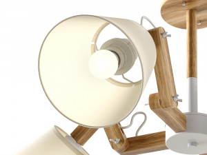 lampatron mechanic 4 lamps Modelo 3D