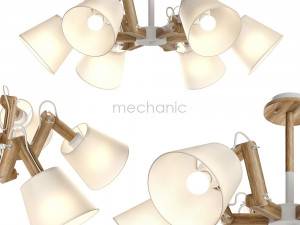 lampatron mechanic 6 lamps 3D Model