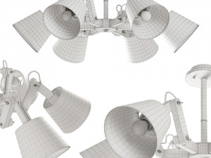 lampatron mechanic 6 lamps 3D Model