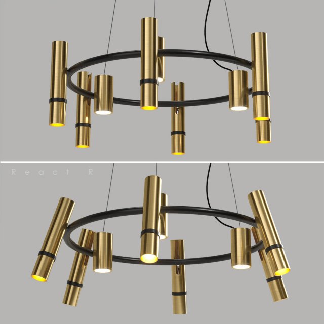 lampatron react r 9 lamps 3D मॉडल .c4d .max .obj .3ds .fbx .stl .blend 