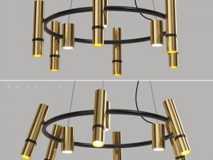 lampatron react r 9 lamps 3D Model