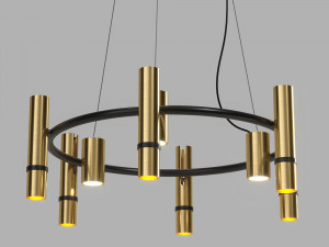 lampatron react r 9 lamps 3D मॉडल