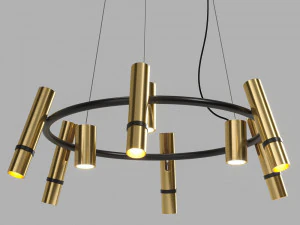 lampatron react r 9 lamps 3D Model