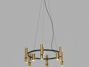lampatron react r 9 lamps 3D मॉडल