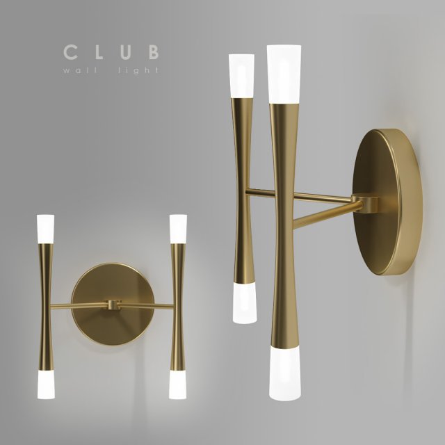lampatron club wall Modèle 3D .c4d .max .obj .3ds .fbx .stl .blend 