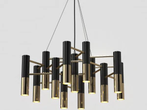 lampatron ike 13 lampu Model 3D