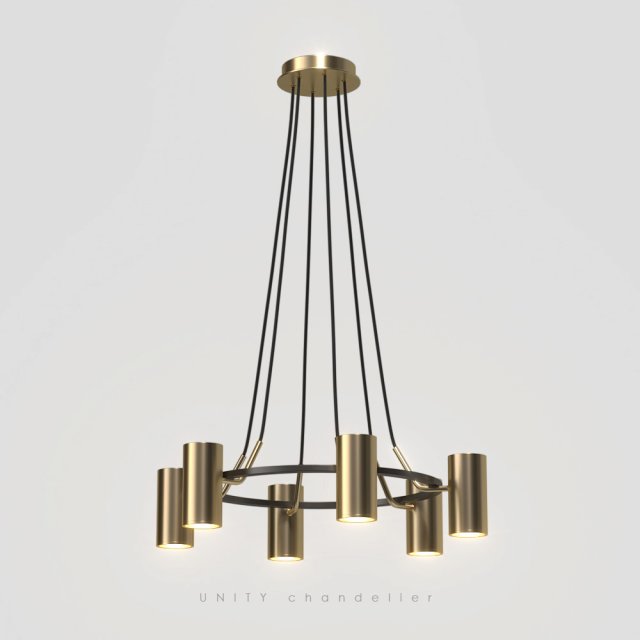 lampatron unity 6 lamps Modello 3D .c4d .max .obj .3ds .fbx .stl .blend 