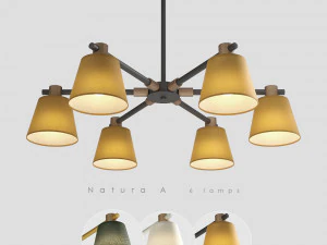 lampatron natura 6 lampen 3D Model