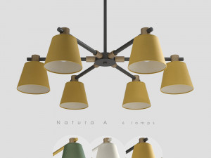 lampatron natura a 6 lamps 3D Model