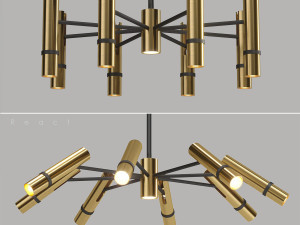lampatron react 9 lamps 3D Model