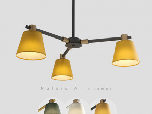lampatron natura a 3 lamps 3D Model